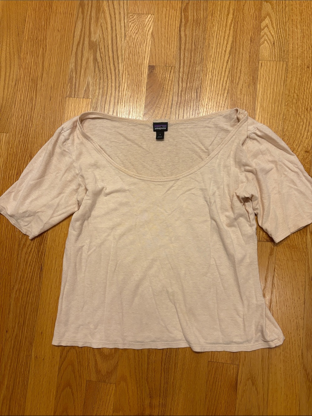 Patagonia Pale Blush Scoop Neck Short Sleeve Tee